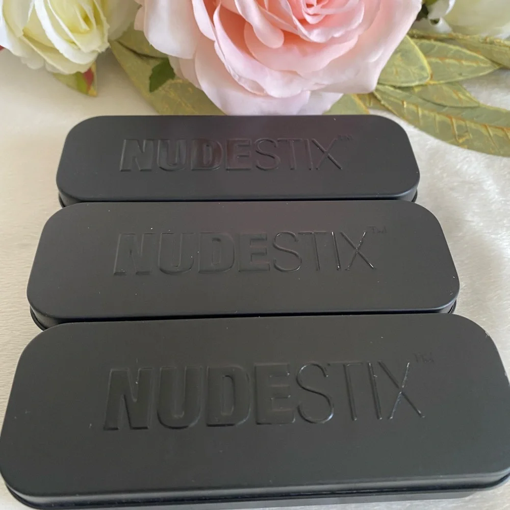 Nudestix 3 eyeshadow Pencil with Sharpeners COLORS IMMORTAL,QUEEN OLIVE,TWILIGHT